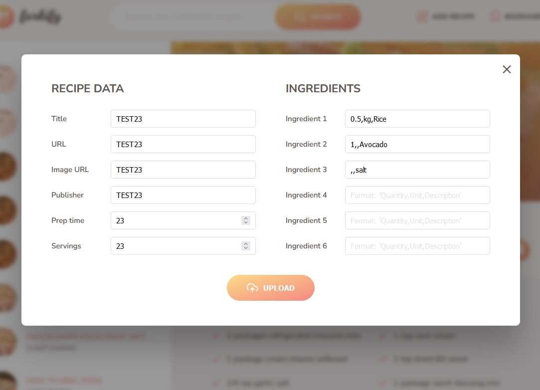 forkify example2